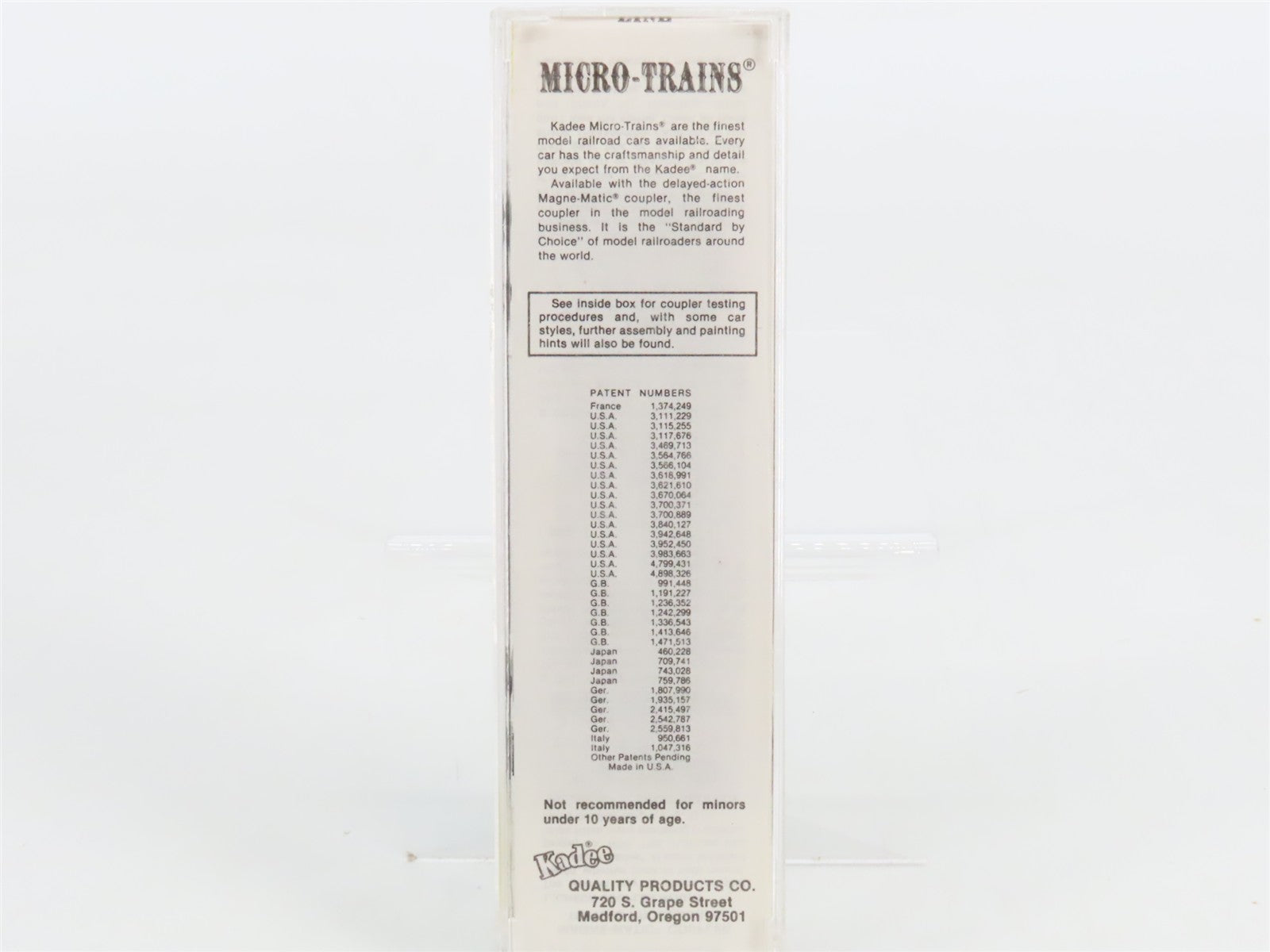 N Scale Micro-Trains MTL 23170 GTW Grand Trunk Western 40' Box Car 585881 RTR