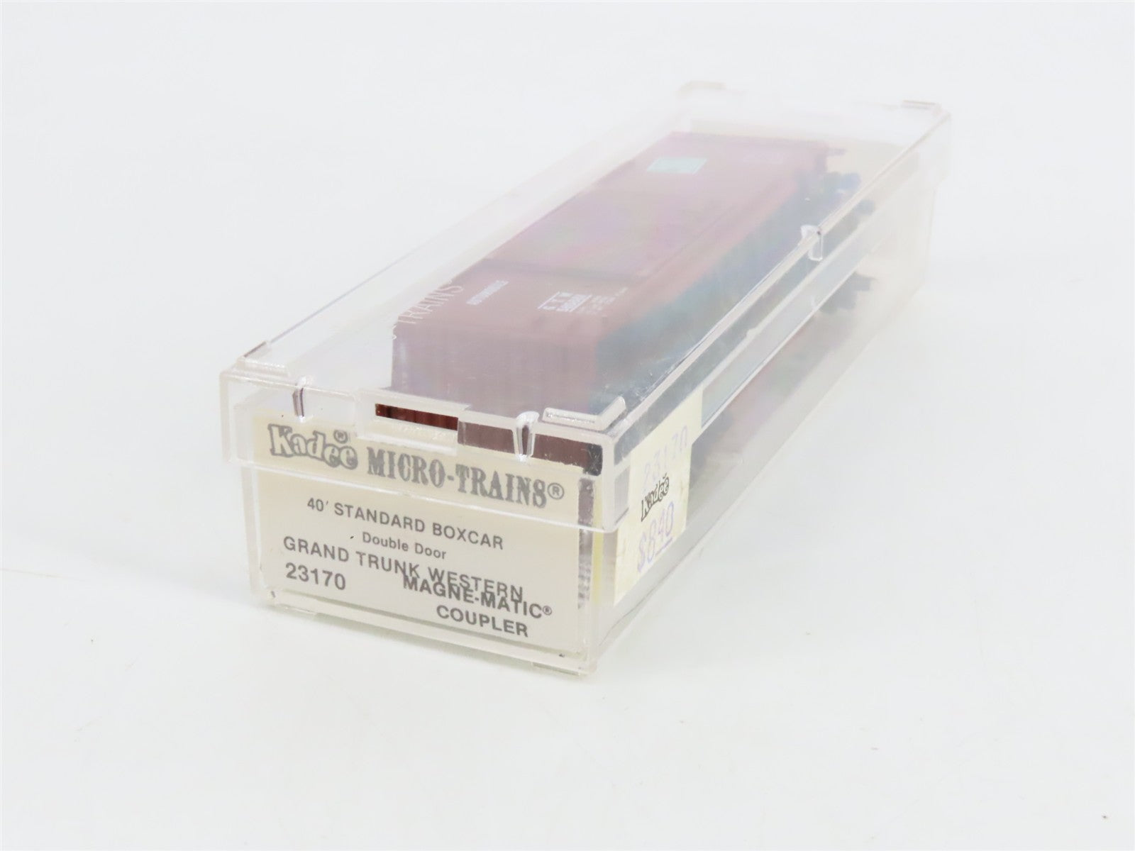 N Scale Micro-Trains MTL 23170 GTW Grand Trunk Western 40' Box Car 585881 RTR
