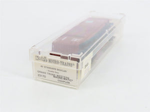 N Scale Micro-Trains MTL 23170 GTW Grand Trunk Western 40' Box Car 585881 RTR