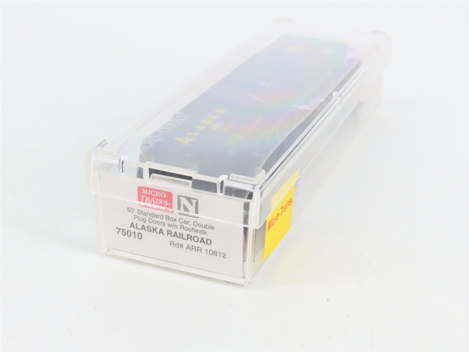 N Scale Micro-Trains MTL 75010 ARR Alaska Railroad 50' Plug Door Box Car RTR