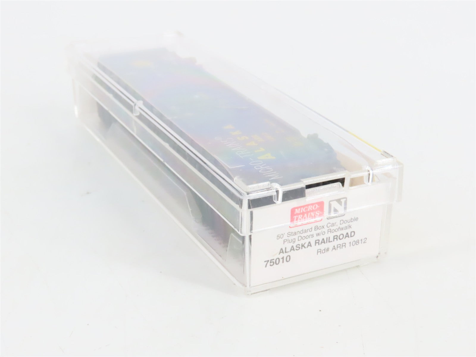N Scale Micro-Trains MTL 75010 ARR Alaska Railroad 50' Plug Door Box Car RTR