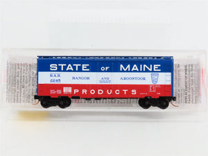 N Scale Micro-Trains MTL 21020 BAR Bangor & Aroostook 40' Plug Door Box Car RTR