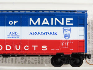 N Scale Micro-Trains MTL 21020 BAR Bangor & Aroostook 40' Plug Door Box Car RTR
