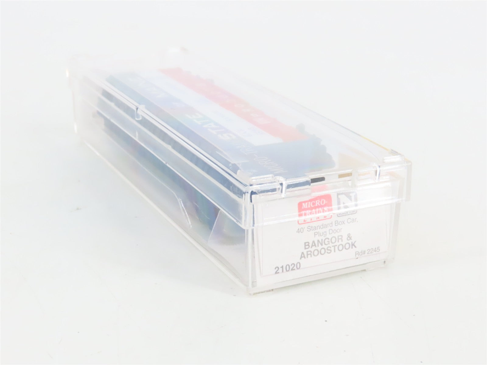 N Scale Micro-Trains MTL 21020 BAR Bangor & Aroostook 40' Plug Door Box Car RTR