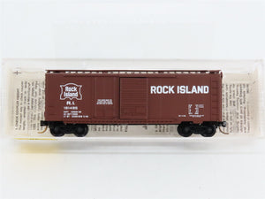 N Scale Micro-Trains MTL 22060 Rock Island 40' Plug and Sliding Door Box Car RTR