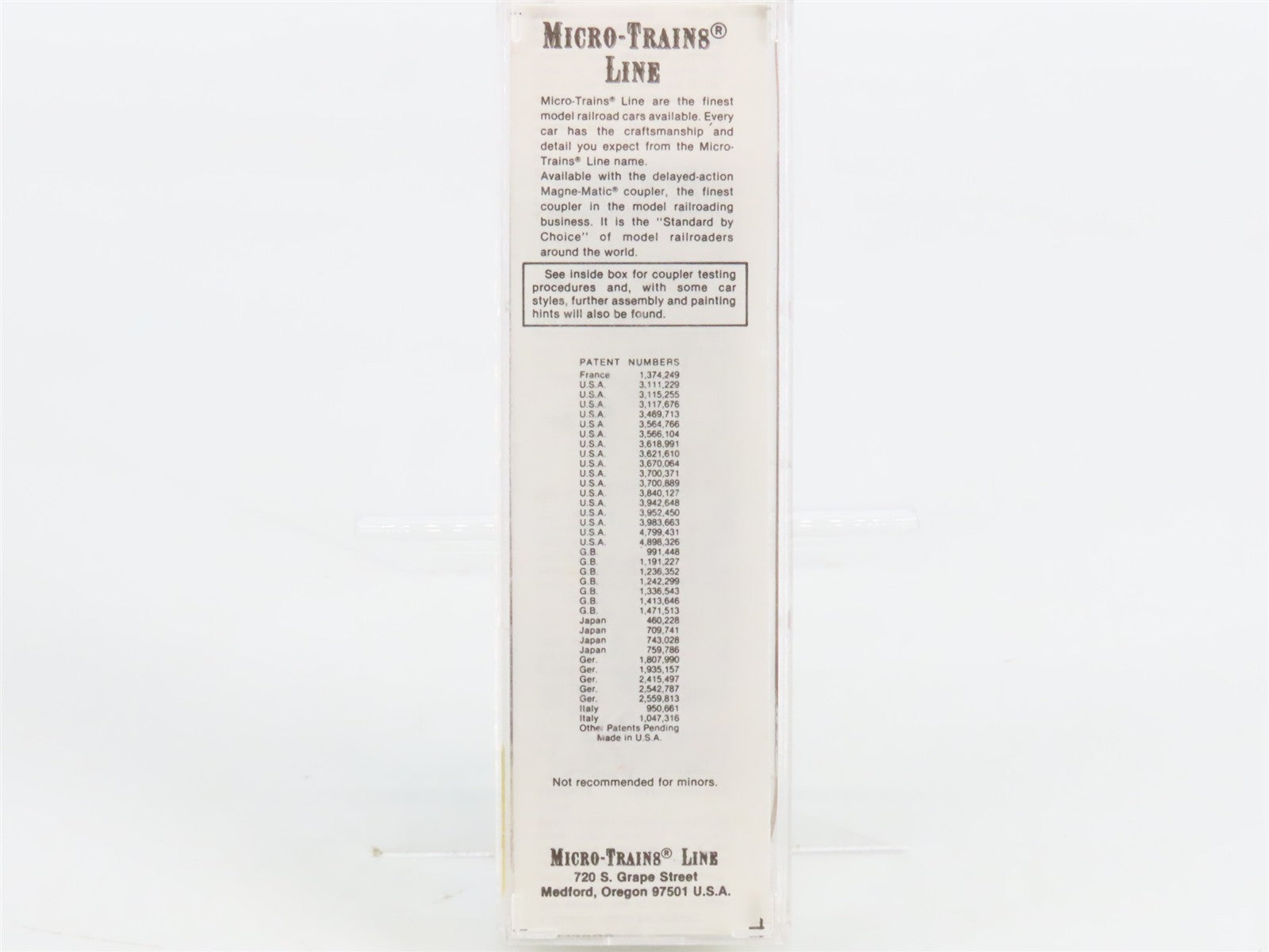 N Scale Micro-Trains MTL 22060 Rock Island 40' Plug and Sliding Door Box Car RTR