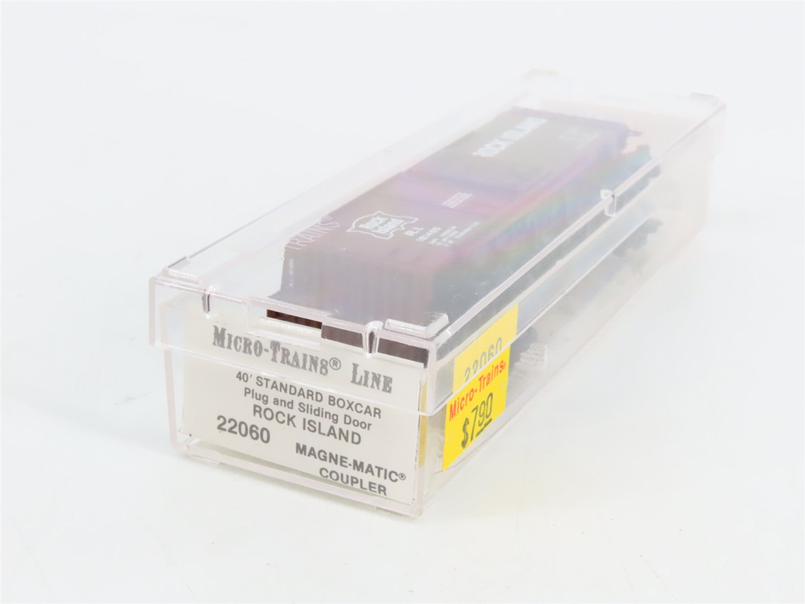 N Scale Micro-Trains MTL 22060 Rock Island 40' Plug and Sliding Door Box Car RTR