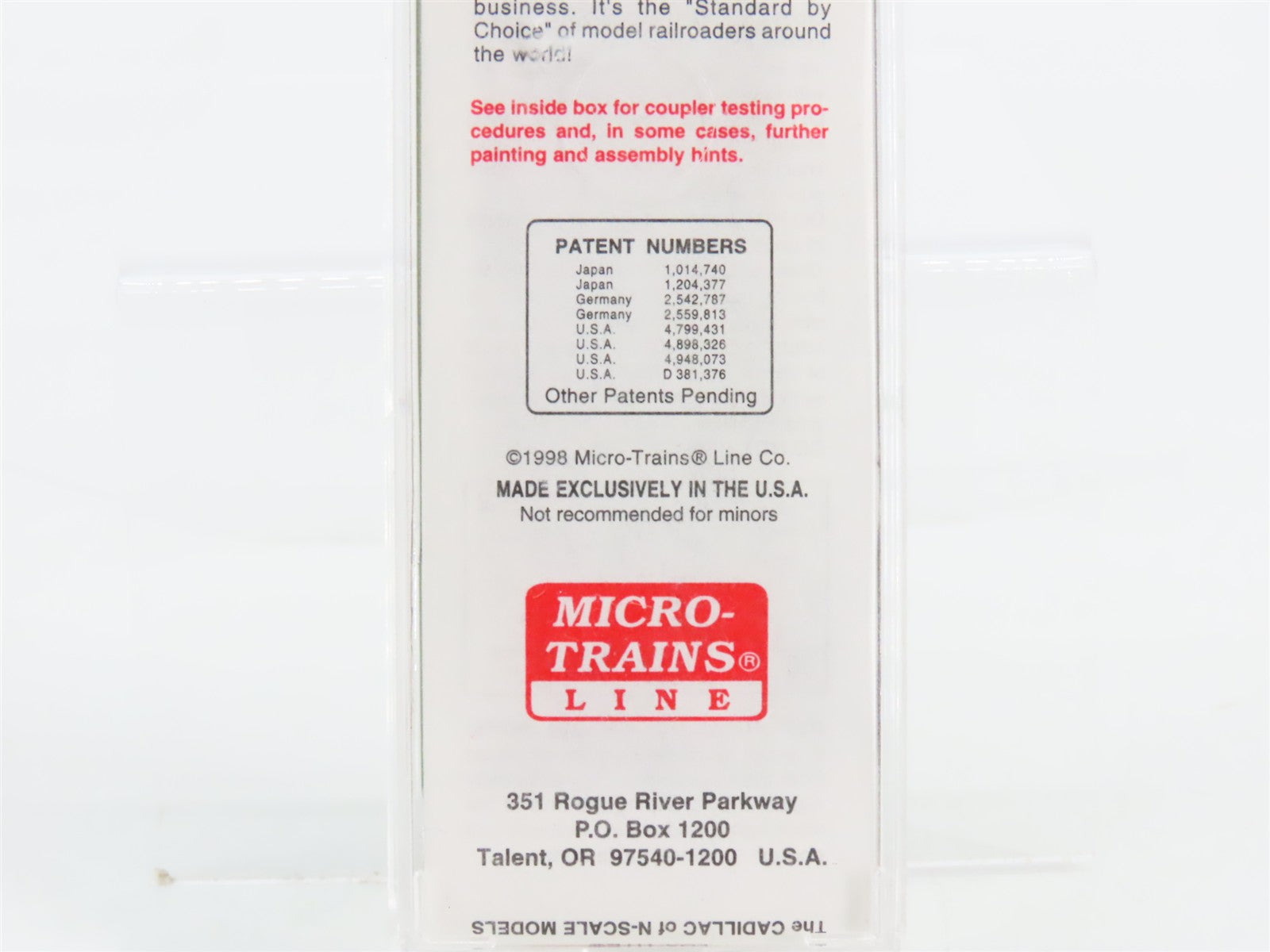 N Scale Micro-Trains MTL 38250 CP Canadian Pacific 50' Box Car 80781 RTR