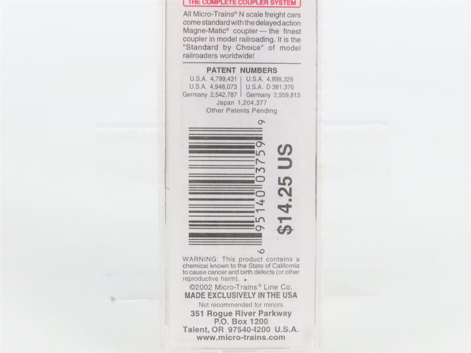 N Scale Micro-Trains MTL 56330 LV Lehigh Valley 33' 2-Bay Hopper 27432 RTR