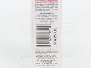 N Scale Micro-Trains MTL 56330 LV Lehigh Valley 33' 2-Bay Hopper 27432 RTR
