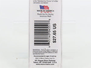N Scale Micro-Trains MTL 09400370 WP Western Pacific 3-Bay Covered Hopper RTR