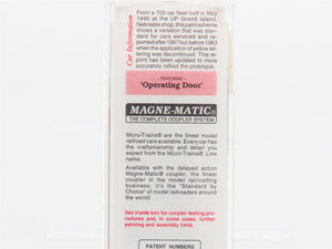 N Scale Micro-Trains MTL 20070 UP Union Pacific 40' Single Door Box Car #190576