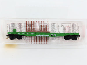N Scale Micro-Trains MTL 45200 BN Burlington Northern 50' Flat Car 612765 RTR