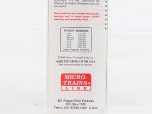 N Scale Micro-Trains MTL 45200 BN Burlington Northern 50' Flat Car 612765 RTR