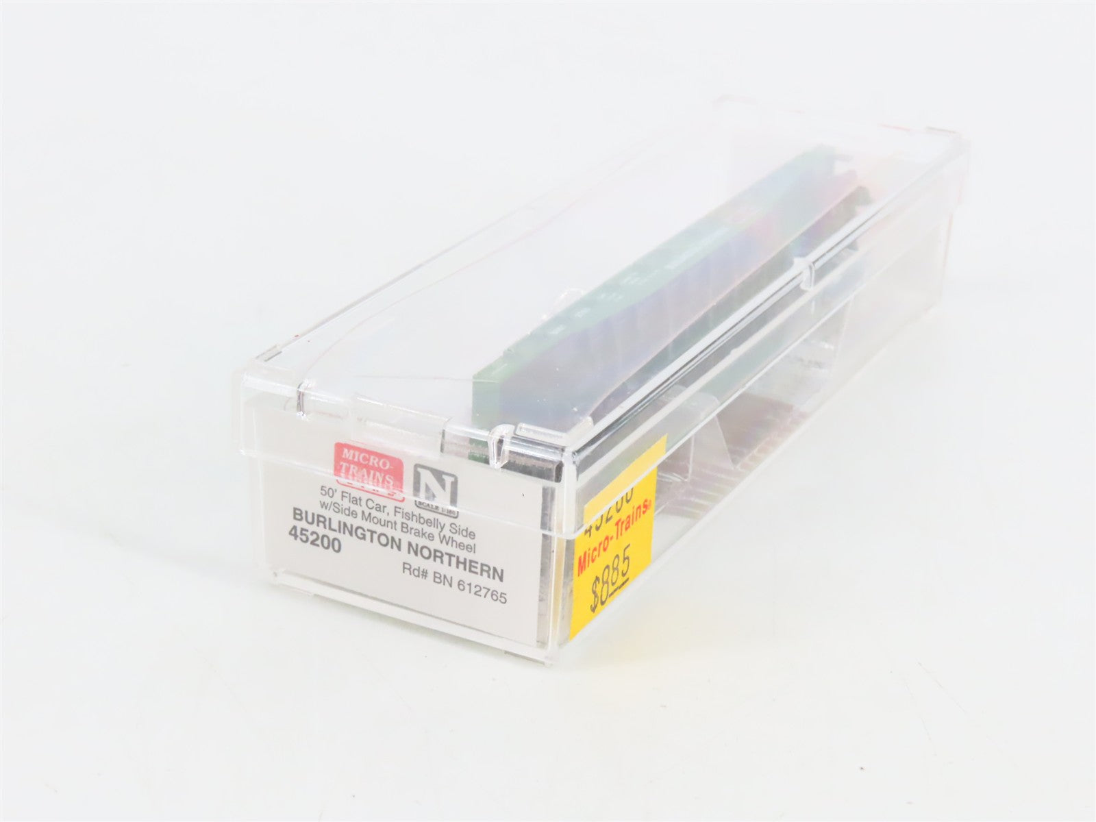 N Scale Micro-Trains MTL 45200 BN Burlington Northern 50' Flat Car 612765 RTR