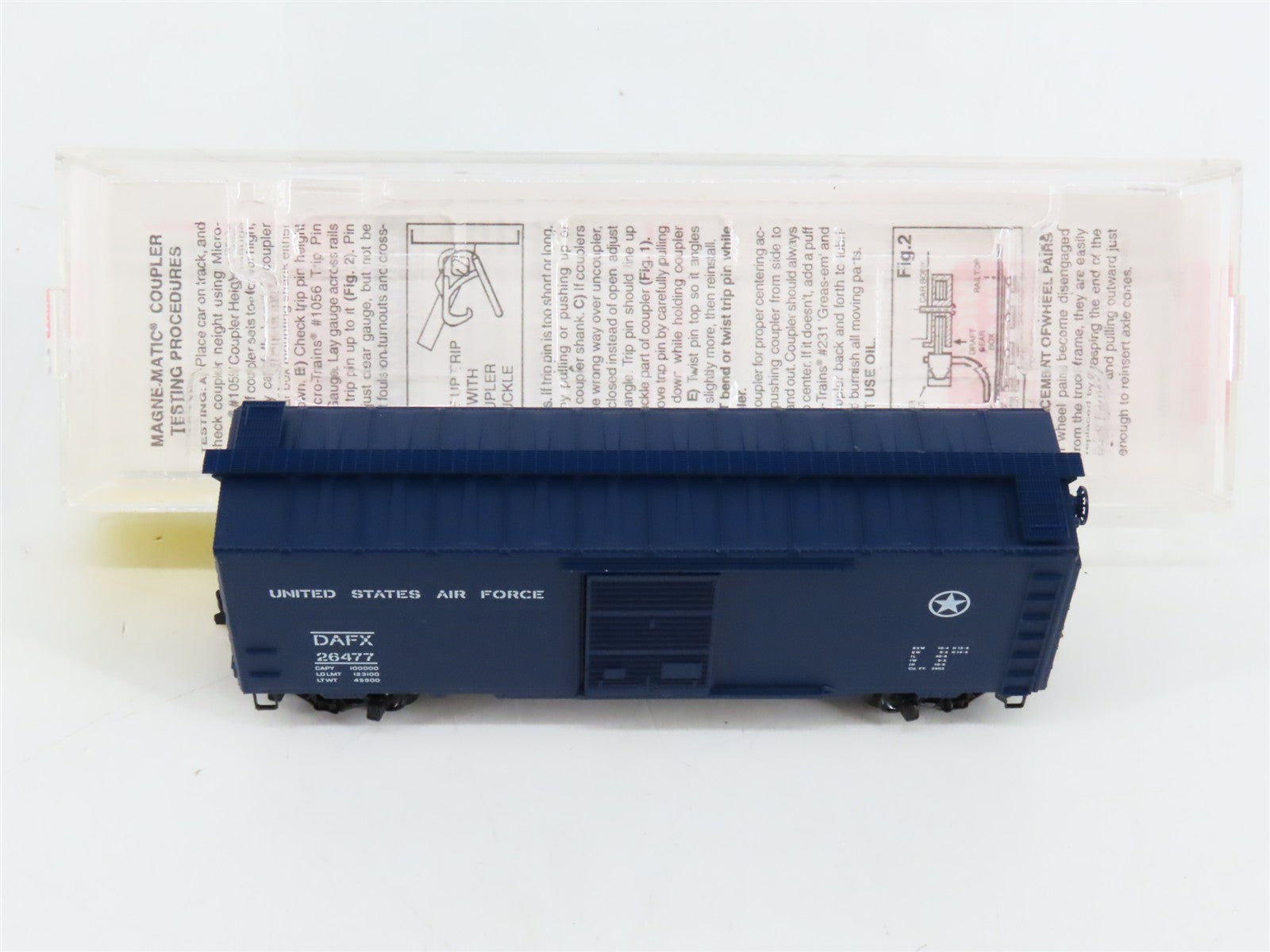N Scale Micro-Trains MTL 20446 DAFX United States Air Force 40' Box Car RTR