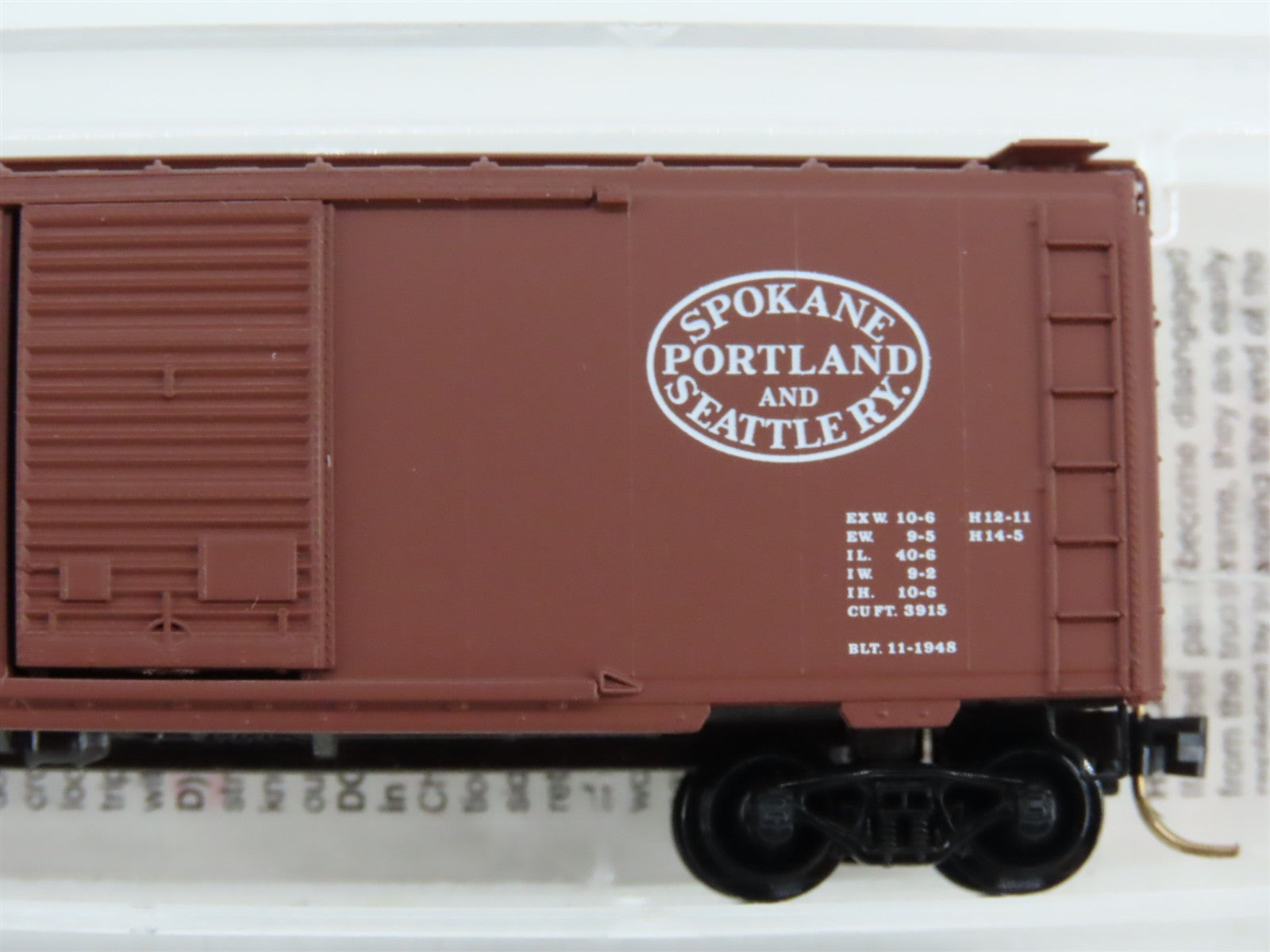 N Scale Micro-Trains MTL 20850 Spokane, Portland & Seattle 40' Box Car RTR
