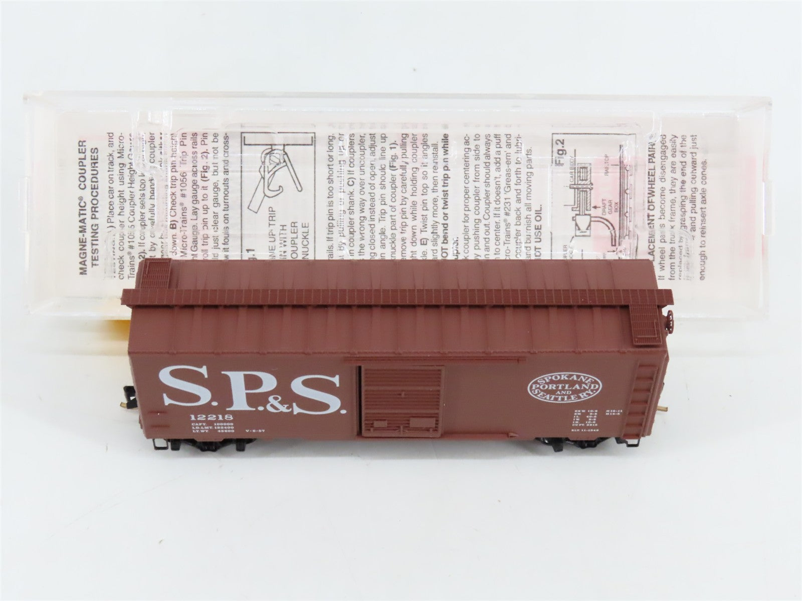 N Scale Micro-Trains MTL 20850 Spokane, Portland & Seattle 40' Box Car RTR