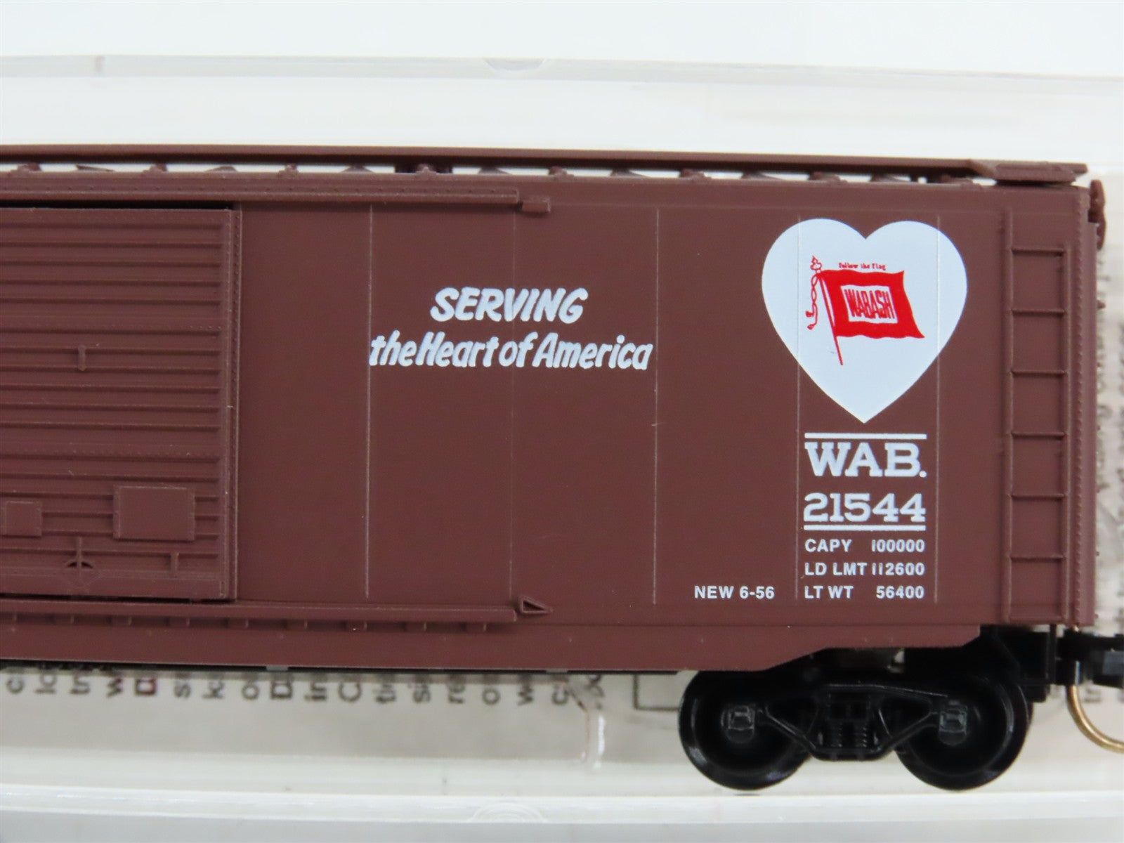N Scale Micro-Trains MTL 31150 WAB Wabash 50' Box Car 21544 RTR