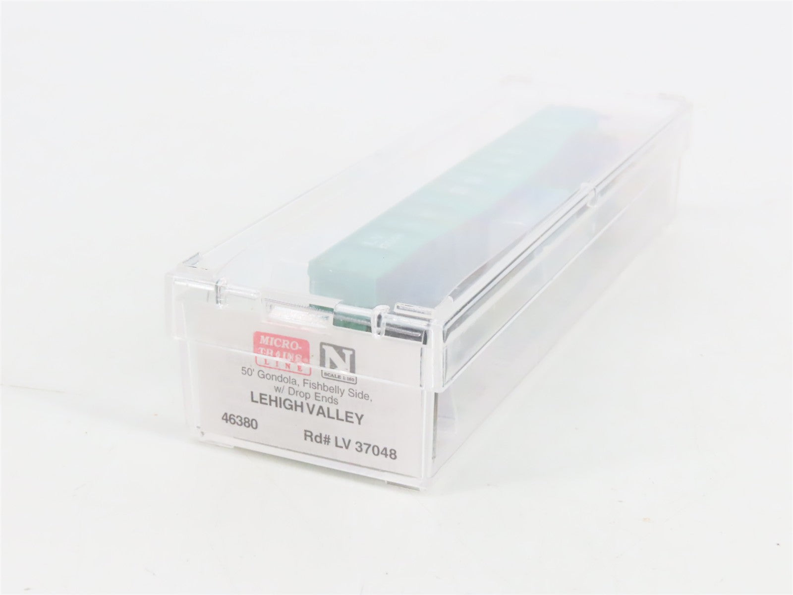 N Scale Micro-Trains MTL 46380 LV Lehigh Valley 50' Fishbelly Side Gondola RTR