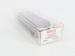 N Scale Micro-Trains MTL 22180 MILW Milwaukee Road 40' Box Car 29960 RTR