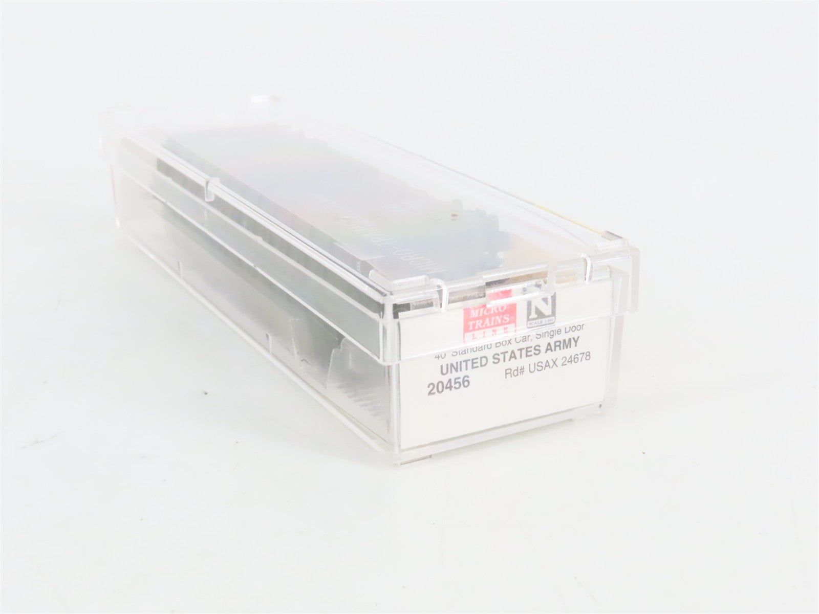 N Scale Micro-Trains MTL 20456 USAX United States Army 40' Box Car 24678 RTR