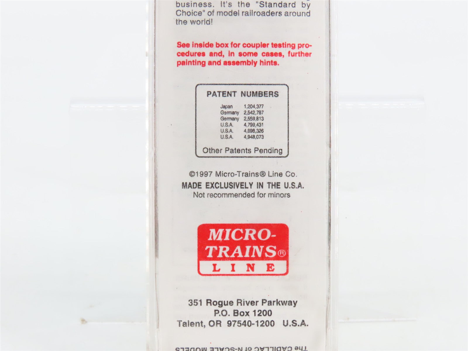 N Scale Micro-Trains MTL 20346/2 B&O Baltimore & Ohio 40' Box Car 470751 RTR