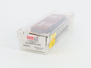 N Scale Micro-Trains MTL 20346/2 B&O Baltimore & Ohio 40' Box Car 470751 RTR