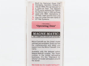N Scale Micro-Trains MTL 20436/3 C.P. Canadian Pacific 40' Box Car 51096 RTR
