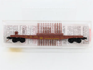 N Scale Micro-Trains MTL 45210 Delaware & Hudson 50' Fishbelly Side Flat Car RTR