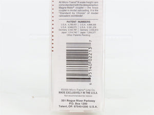 N Scale Micro-Trains MTL 45210 Delaware & Hudson 50' Fishbelly Side Flat Car RTR