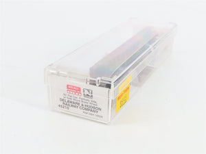 N Scale Micro-Trains MTL 45210 Delaware & Hudson 50' Fishbelly Side Flat Car RTR