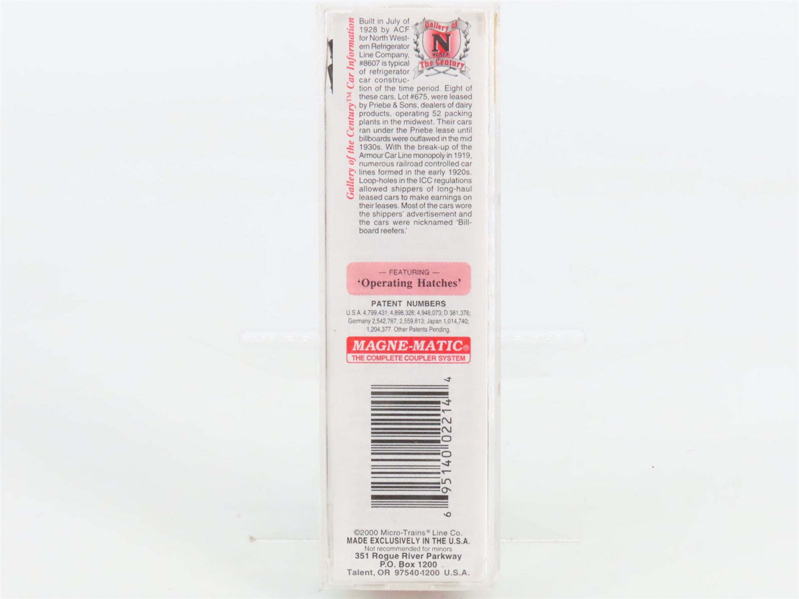 N Scale Micro-Trains MTL 49520 North Western Refrigerator Line 40' Reefer RTR