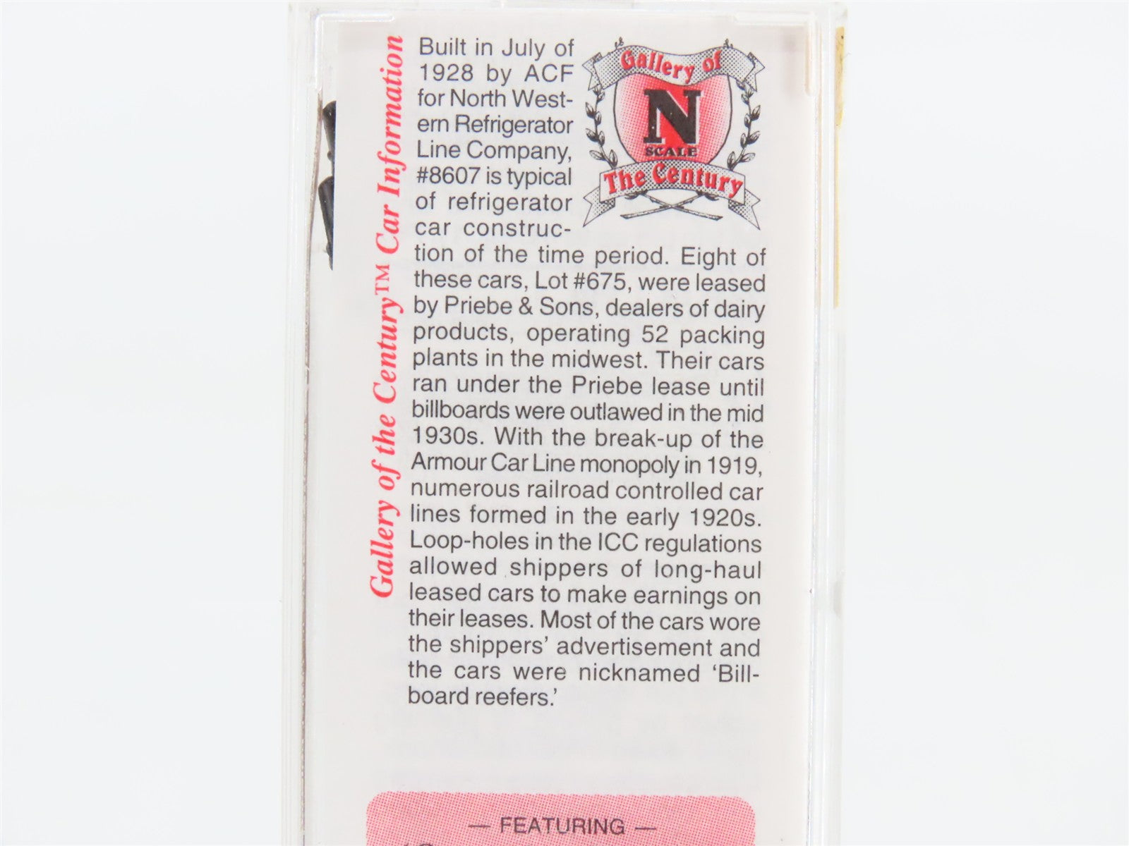 N Scale Micro-Trains MTL 49520 North Western Refrigerator Line 40' Reefer RTR
