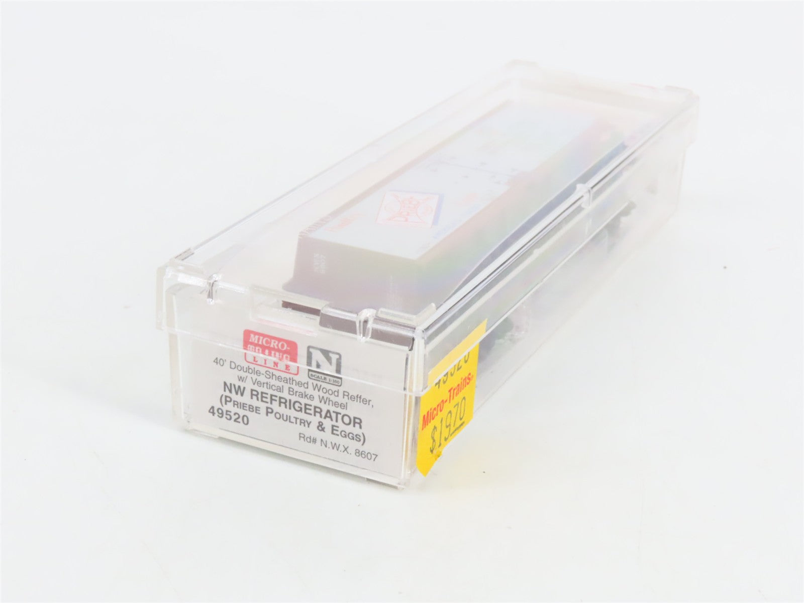 N Scale Micro-Trains MTL 49520 North Western Refrigerator Line 40' Reefer RTR