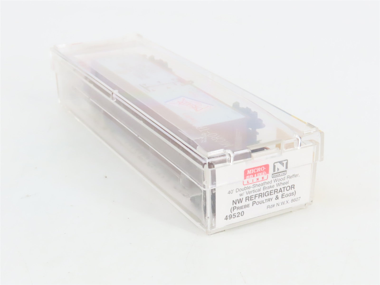 N Scale Micro-Trains MTL 49520 North Western Refrigerator Line 40' Reefer RTR