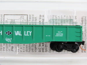 N Scale Micro-Trains MTL 46380 Lehigh Valley 50' Fishbelly Drop End Gondola RTR