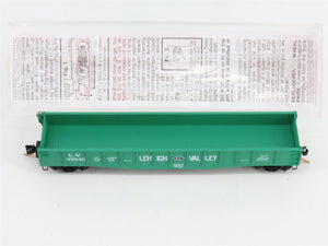 N Scale Micro-Trains MTL 46380 Lehigh Valley 50' Fishbelly Drop End Gondola RTR