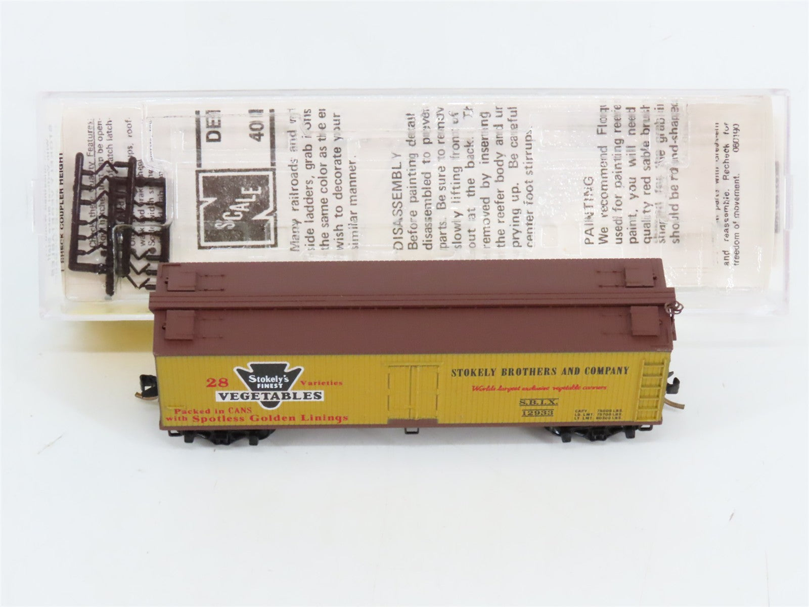 N Scale Micro-Trains MTL 49340 Stokely Brothers & Company 40' Reefer RTR
