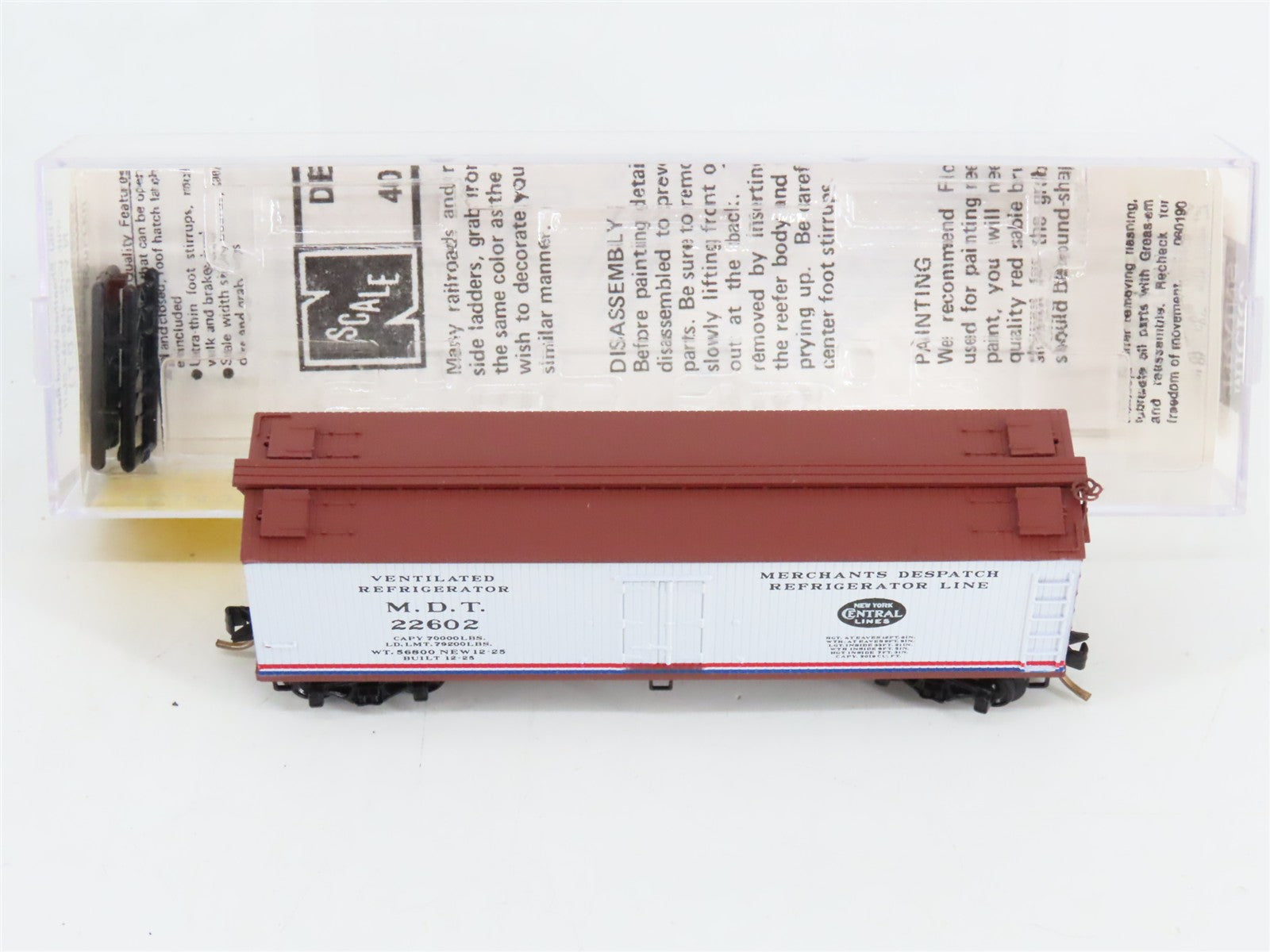 N Scale Micro-Trains MTL 49140 MDT New York Central 40' Reefer 22602 RTR