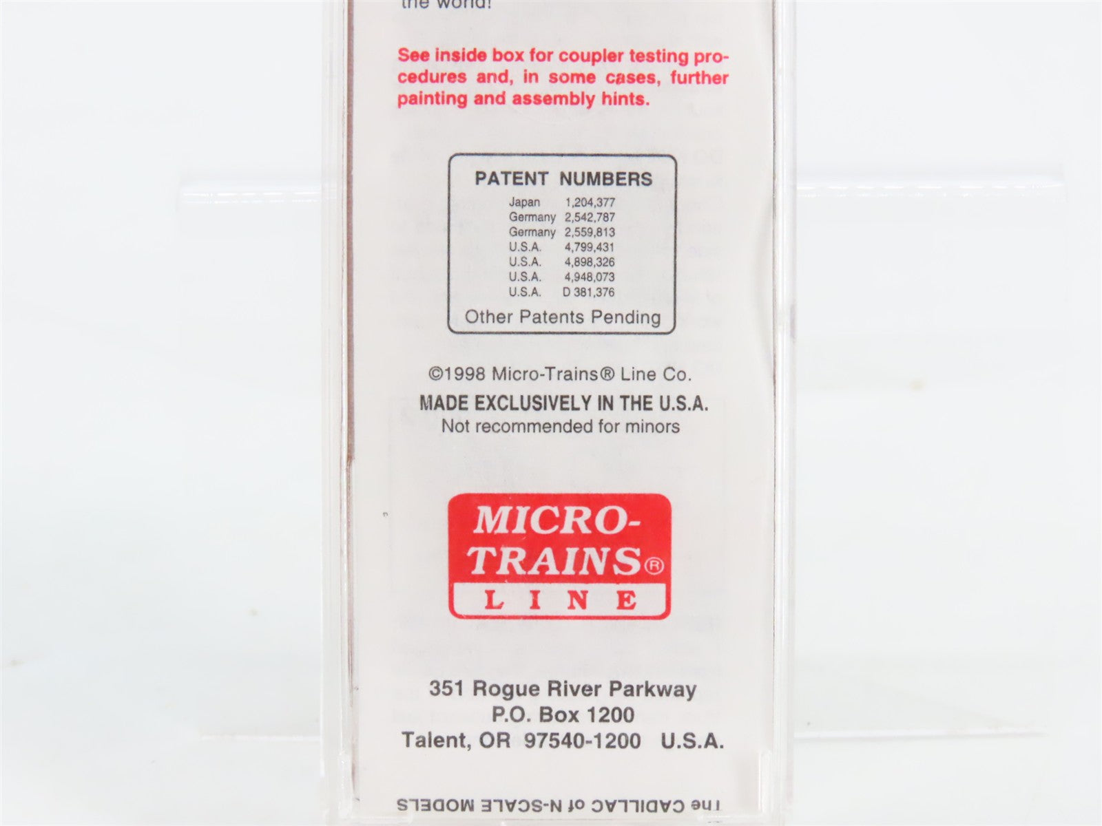 N Scale Micro-Trains MTL 31160 WM Western Maryland 50' Box Car 34005 RTR