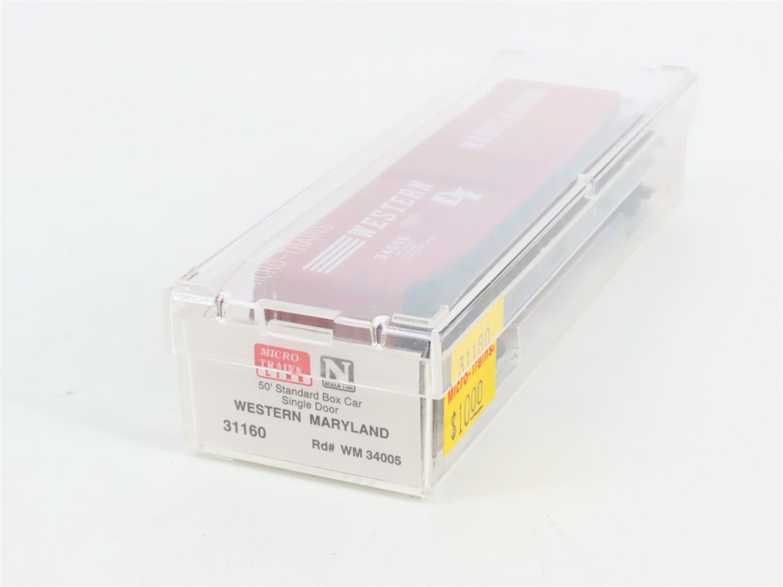 N Scale Micro-Trains MTL 31160 WM Western Maryland 50' Box Car 34005 RTR