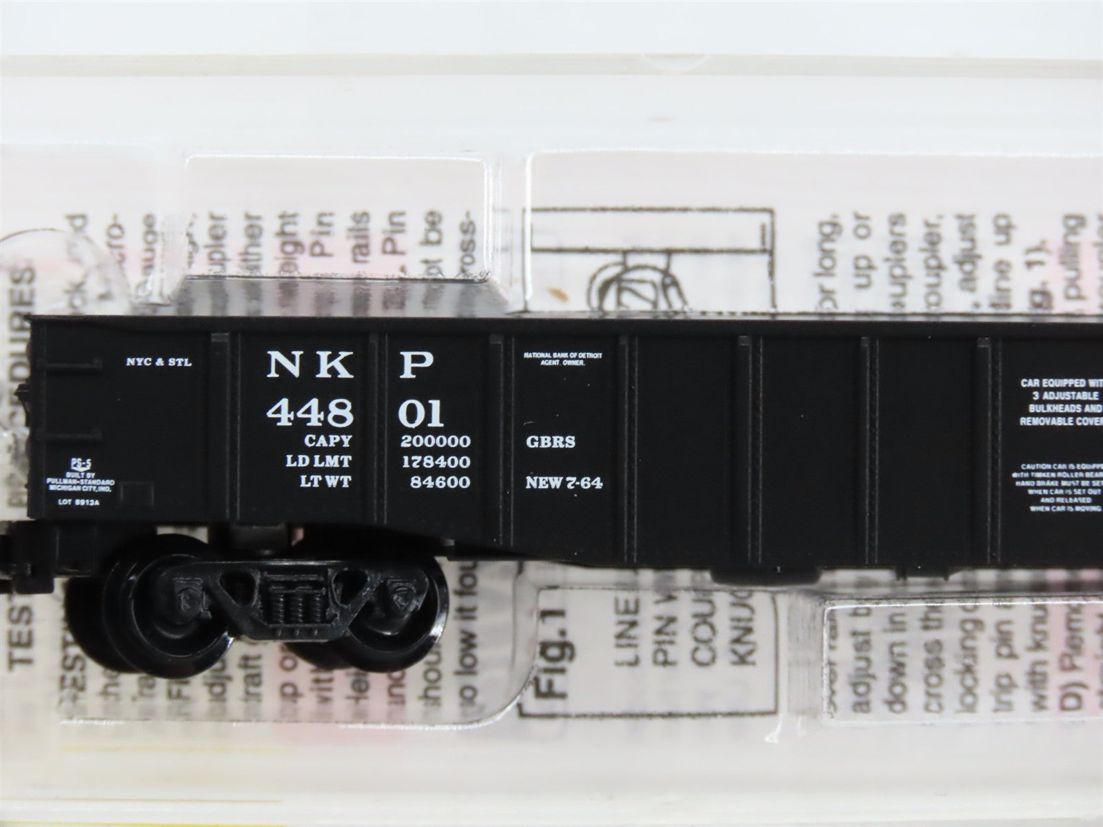 N Scale Micro-Trains MTL 105520 NKP Nickel Plate Road 50' Gondola 44801 RTR