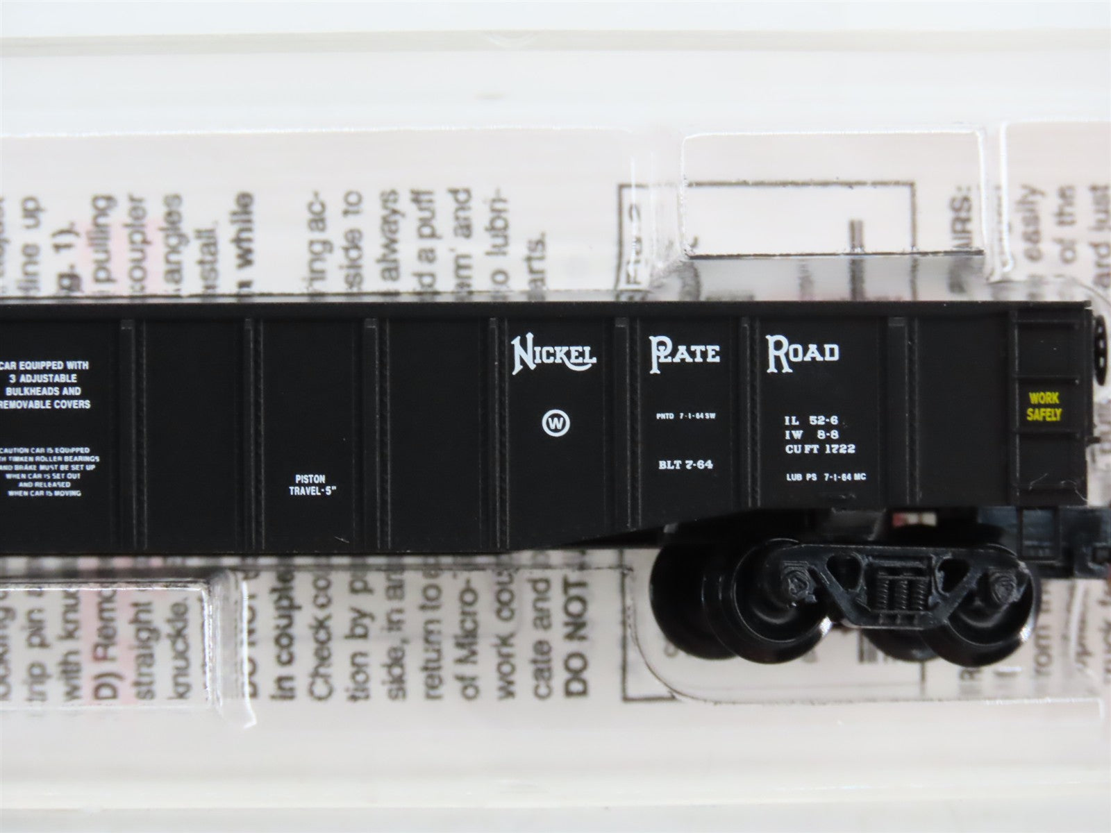 N Scale Micro-Trains MTL 105520 NKP Nickel Plate Road 50' Gondola 44801 RTR