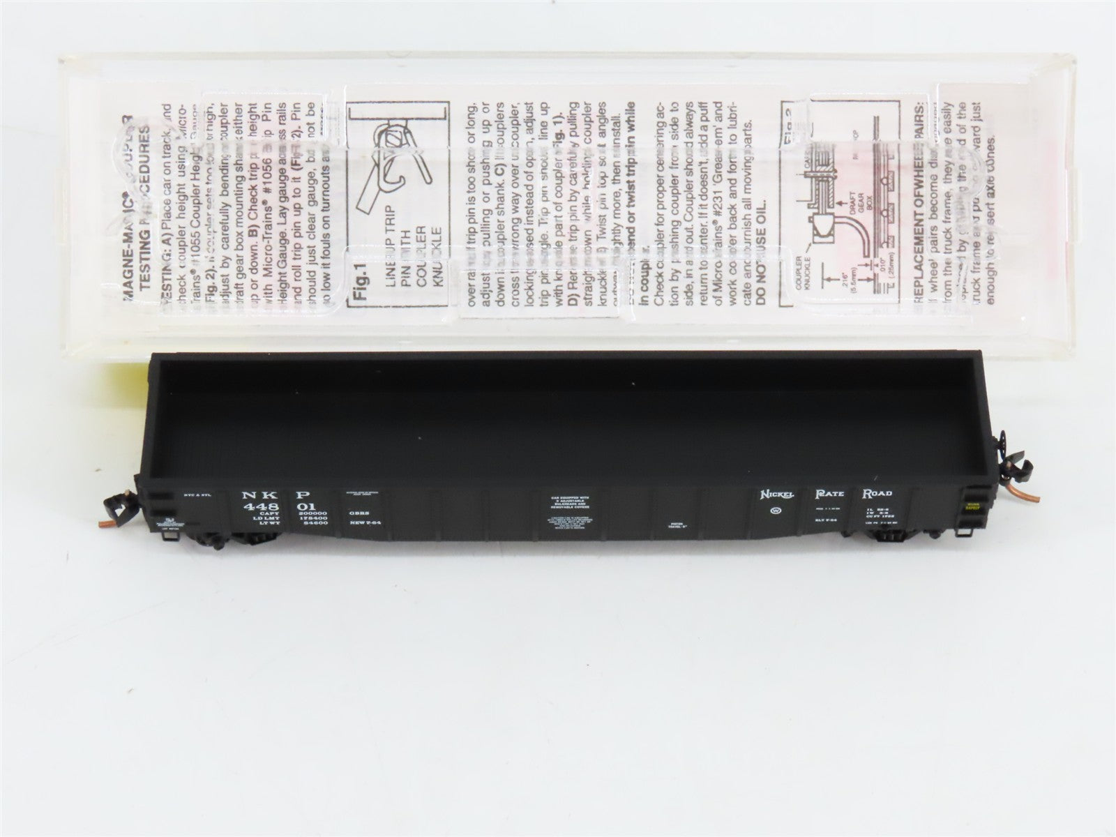 N Scale Micro-Trains MTL 105520 NKP Nickel Plate Road 50' Gondola 44801 RTR