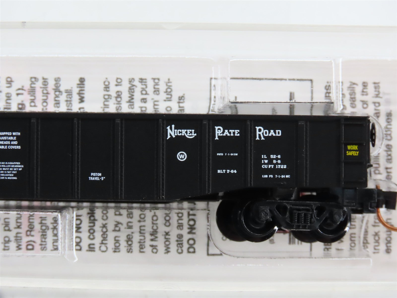 N Scale Micro-Trains MTL 105520 NKP Nickel Plate Road 50' Gondola 44801 RTR