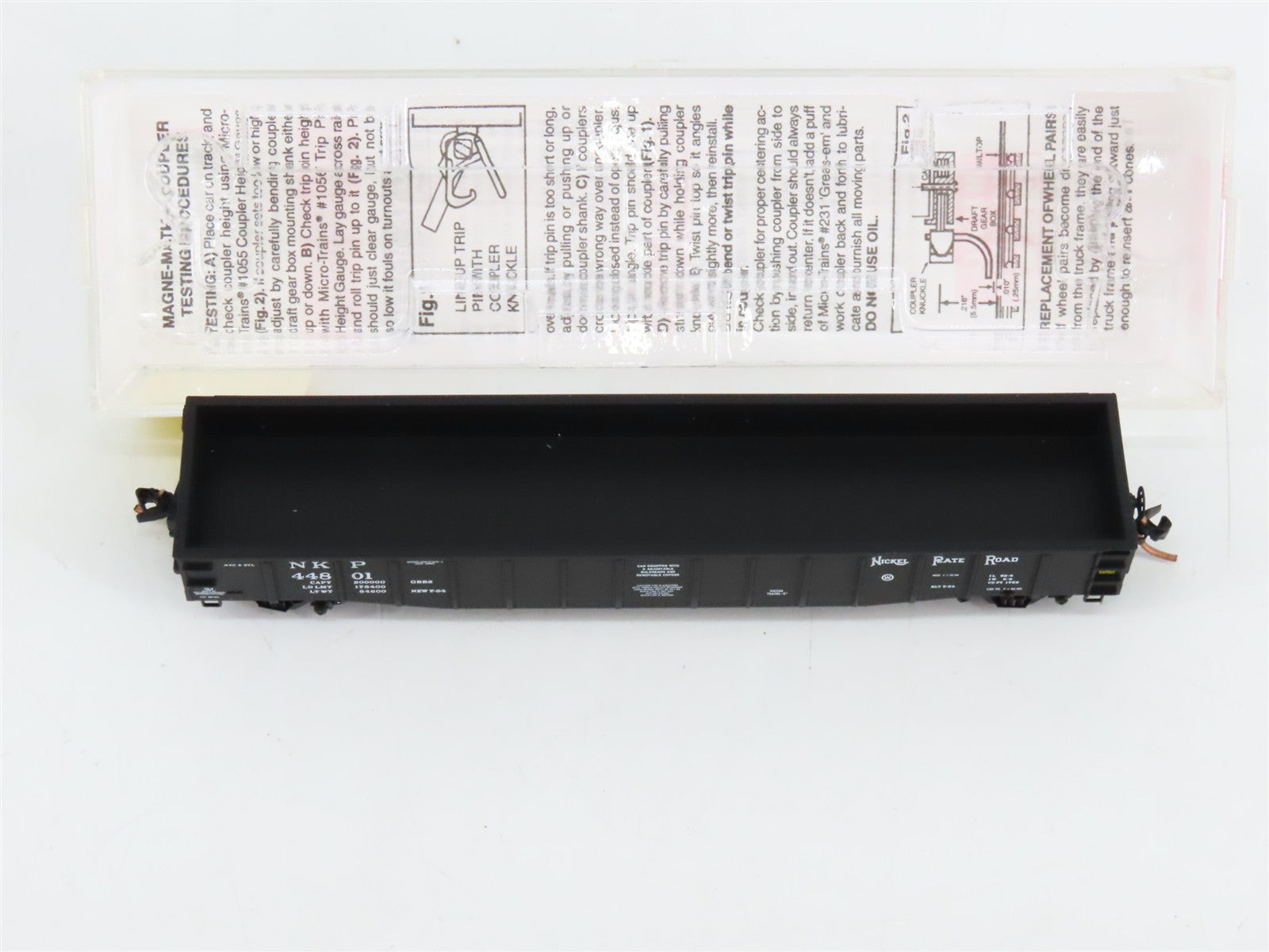 N Scale Micro-Trains MTL 105520 NKP Nickel Plate Road 50' Gondola 44801 RTR