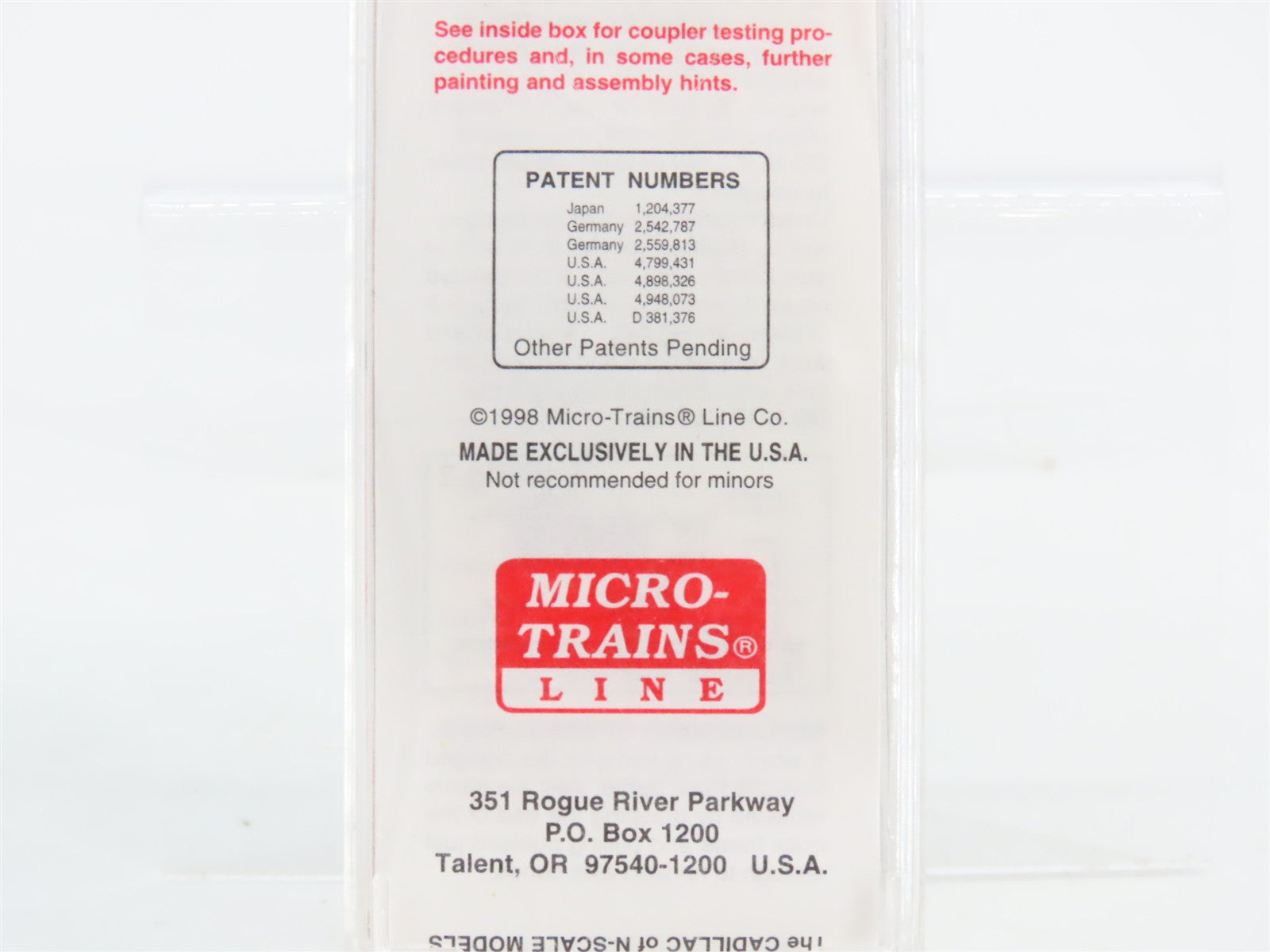 N Scale Micro-Trains MTL 59540 URTX American Beef Packers 40' Reefer 75524 RTR