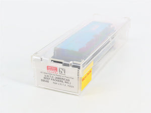 N Scale Micro-Trains MTL 59540 URTX American Beef Packers 40' Reefer 75524 RTR