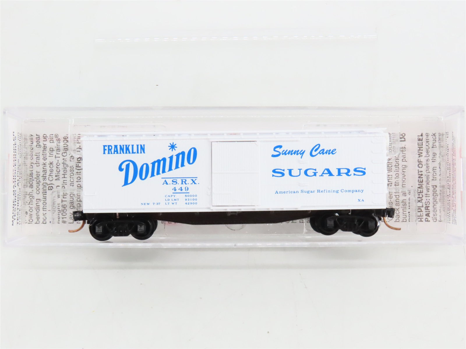 N Scale Micro-Trains MTL 42020 Domino Sugar 40' Double Sheathed Wood Box Car RTR